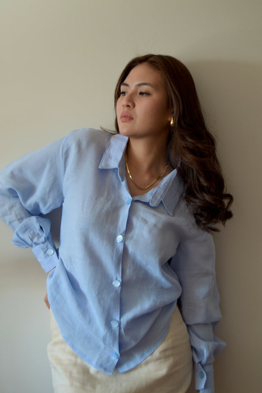 Wilson Button Down in Blue