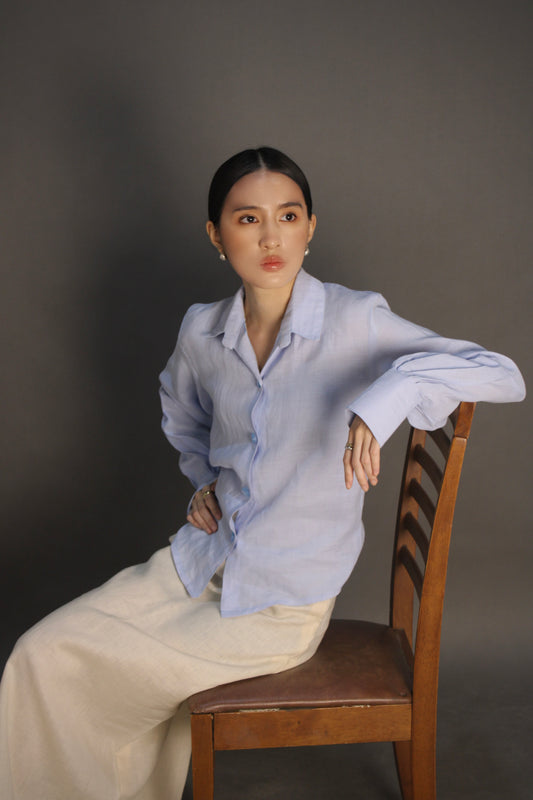 Wilson Button Down in Blue